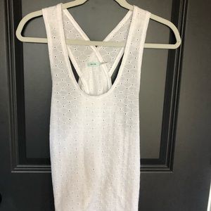 White Eyelet Tanktop